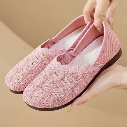 Nuevos zapatos casuales cómodos con encaje