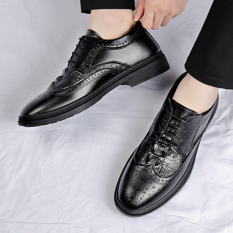 Zapatos de vestir de piel de cocodrilo