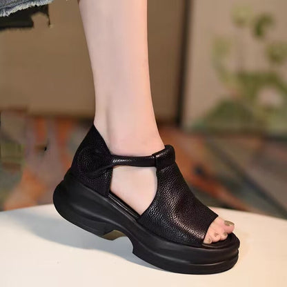 Sandalias de plataforma para mujer que aumentan la estatura