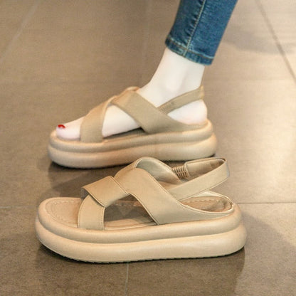 Sandalias gladiador plataforma – súper suaves, para playa