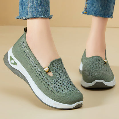 Zapatos de malla perlada