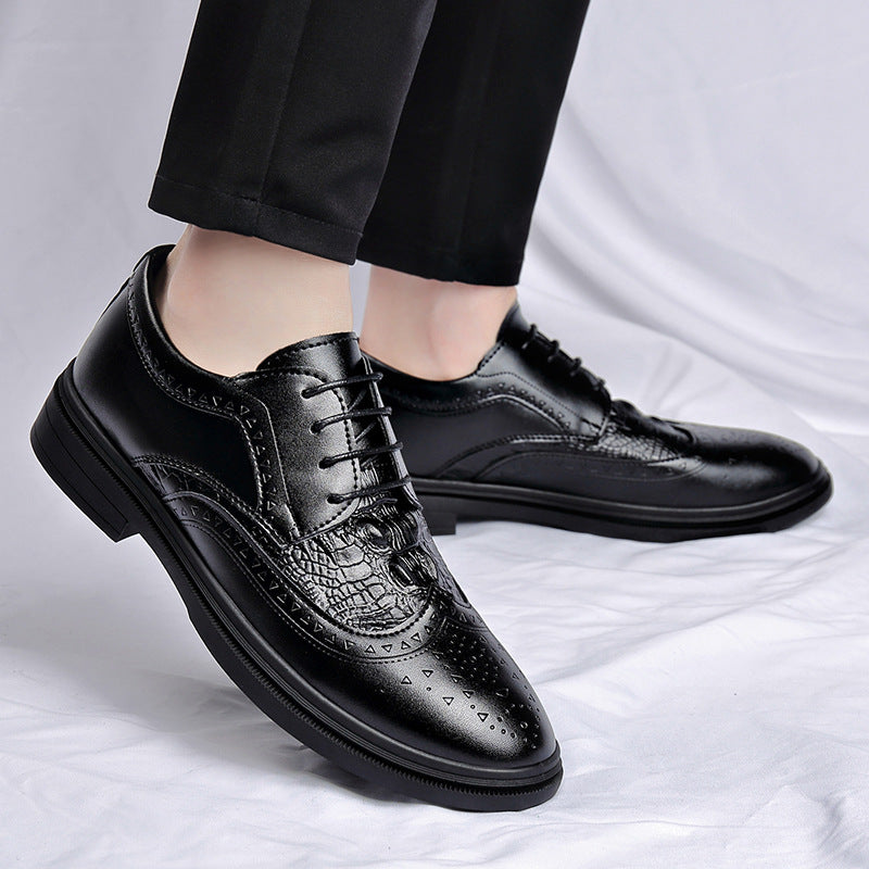 Zapatos de vestir de piel de cocodrilo