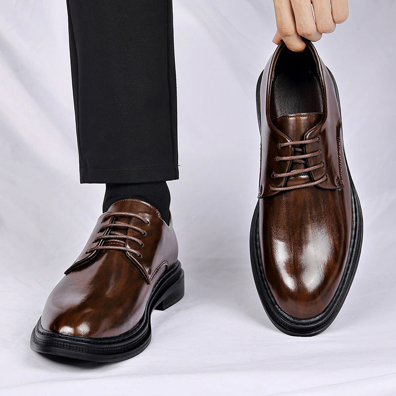 Zapatos de cuero de alta gama para negocios para hombre