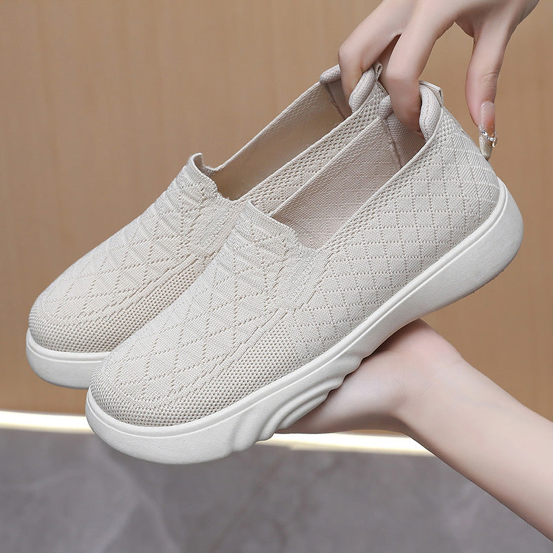 Zapatillas de tenis planas de corte bajo