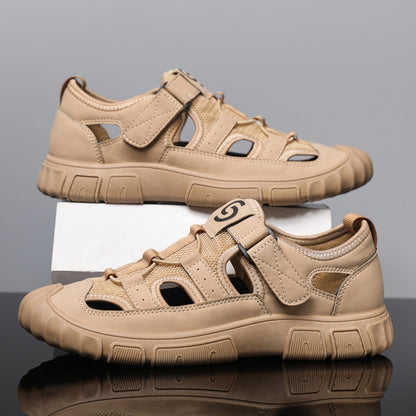 Zapatillas de hombre con diseño de rejilla y transparencia