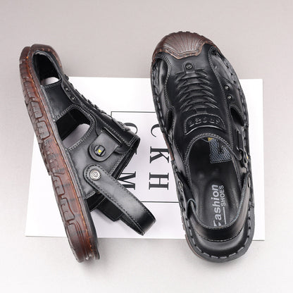 Zapatillas de playa transpirables para hombre con cierre frontal