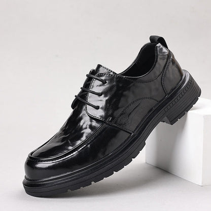 Zapatos de negocios cuero genuino lujo