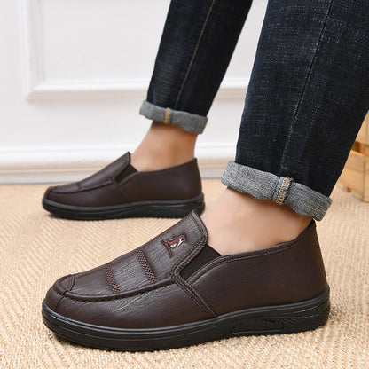 Zapatos de cuero de invierno (cuero genuino)