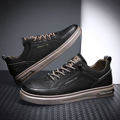 Zapatillas planas blancas para hombre