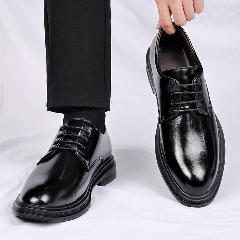 Zapatos de cuero de alta gama para negocios para hombre
