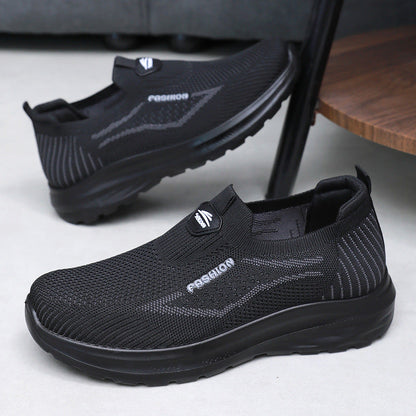 Zapatos para caminar transpirables Flyknit para hombre
