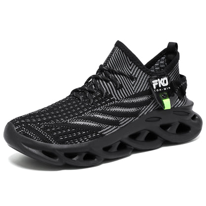 Tenis hombre flyknit, suela ligera antideslizante