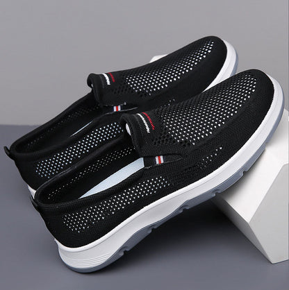Zapatos de hombre de malla transpirable hueca de verano