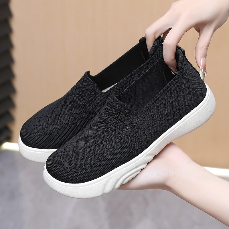 Zapatillas de tenis planas de corte bajo