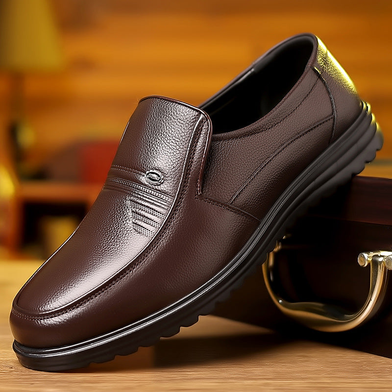 Zapatos de vestir premium, diseño clásico sin cordones
