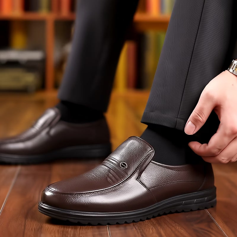 Zapatos de vestir premium, diseño clásico sin cordones